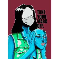 Libreta "Take your mask off."